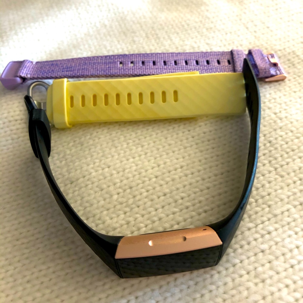Fitbit watch and two bands